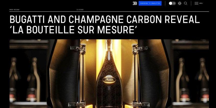 Маркетингові інструменти для люксового бренду Carbon Champagne - Зображення - 10