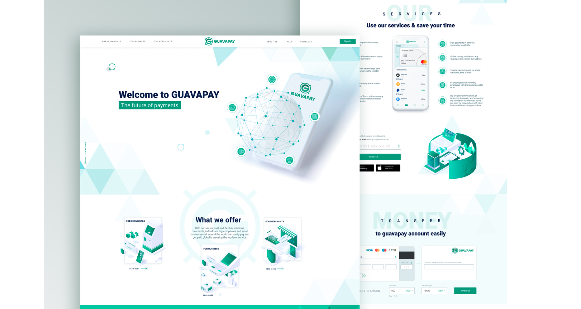 Кейс: разработка логотипа, фирменного стиля, видео и сайта для GuavaPay — Rubarb - Изображение - 8