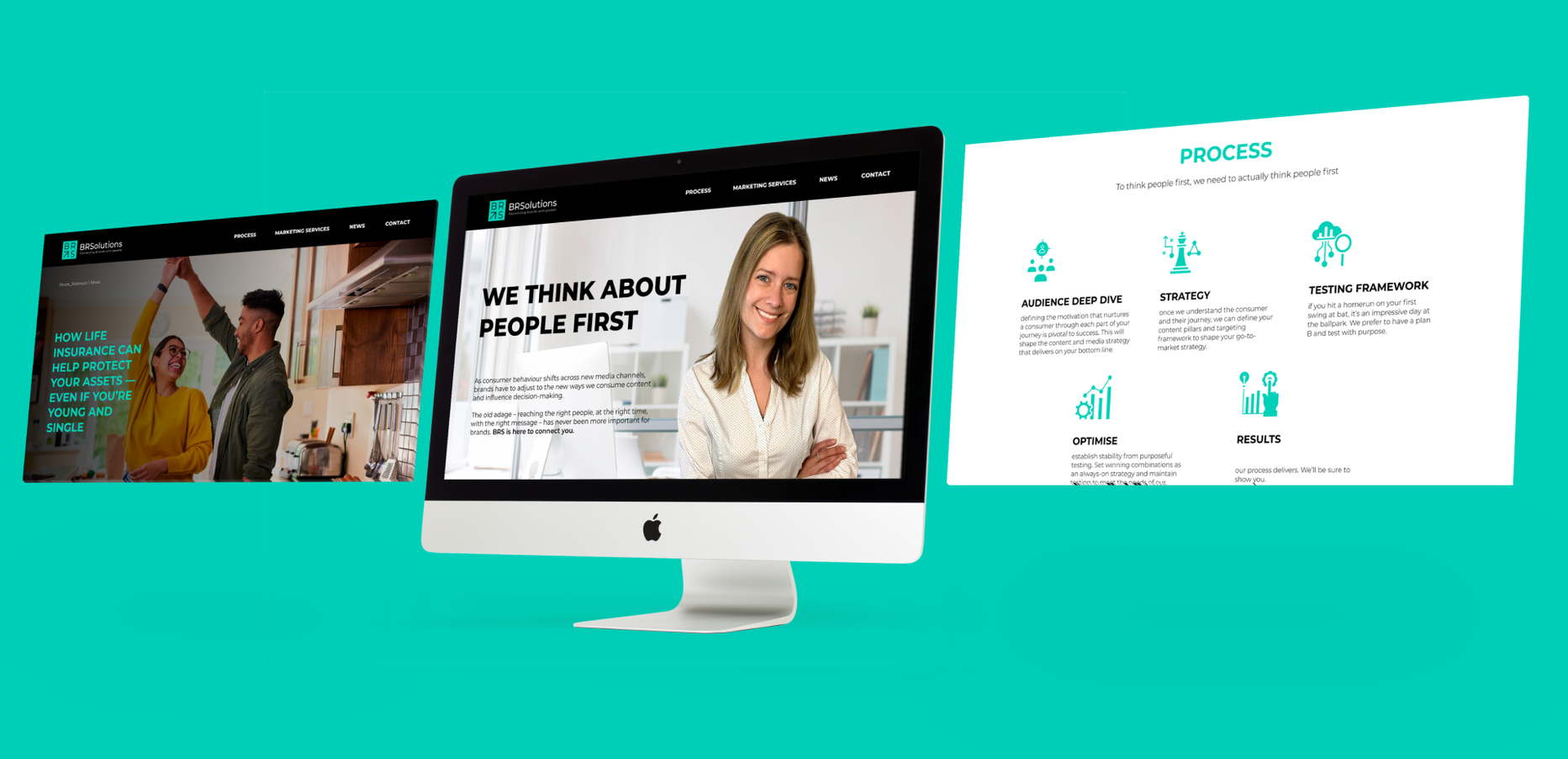 Разработка логотипа и веб-сайта для канадской маркетинговой компании BR Solutions — Rubarb - Изображение - 7