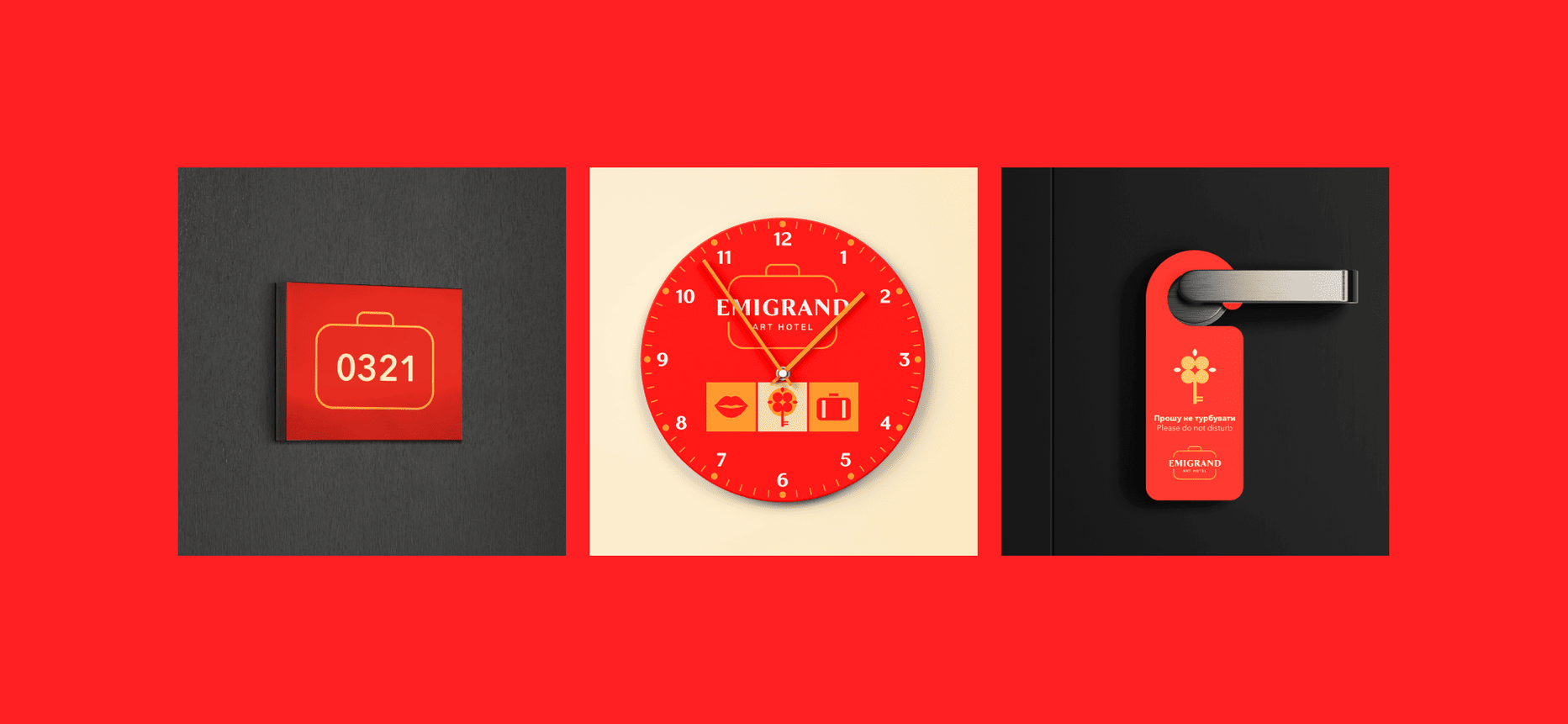 Розробка логотипа та брендбука для Emigrand Art Hotel — Rubarb - Зображення - 14