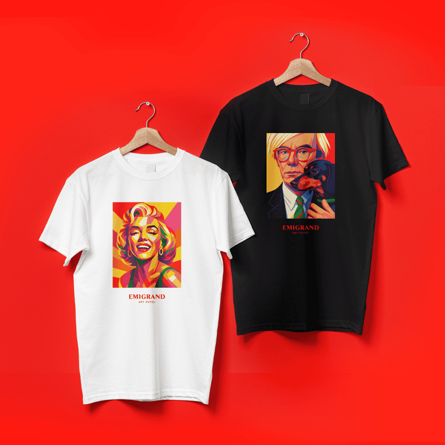 Розробка логотипа та брендбука для Emigrand Art Hotel — Rubarb - Зображення - 16