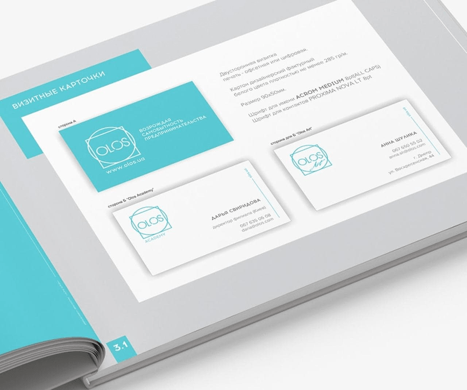 Case: logo design, website and brand book for Olos — Rubarb - Image - 8