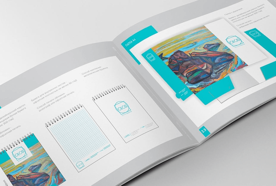 Case: logo design, website and brand book for Olos — Rubarb - Image - 12